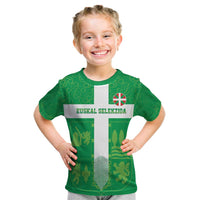 Custom Basque Euskadi Football Kid T Shirt Euskal Selekzioa Go Champion