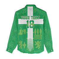 Custom Basque Euskadi Football Women Casual Shirt Euskal Selekzioa Go Champion