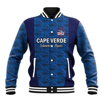 Custom Cape Verde Football 2026 Baseball Jacket Atlantic Blue Sharks Heritage