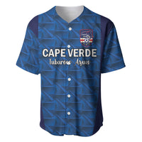 Custom Cape Verde Football 2026 Baseball Jersey Atlantic Blue Sharks Heritage
