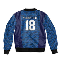 Custom Cape Verde Football 2026 Bomber Jacket Atlantic Blue Sharks Heritage