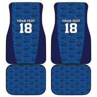 Custom Cape Verde Football 2026 Car Mats Atlantic Blue Sharks Heritage