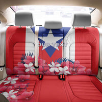 Personalized Puerto Rico Coat Of Arms Back Car Seat Cover - Wonder Print Shop