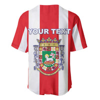 Personalized Puerto Rico Coat Of Arms Baseball Jersey - Wonder Print Shop