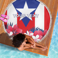 Personalized Puerto Rico Coat Of Arms Beach Blanket - Wonder Print Shop