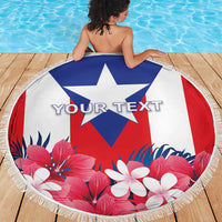 Personalized Puerto Rico Coat Of Arms Beach Blanket - Wonder Print Shop