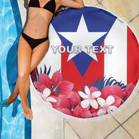 Personalized Puerto Rico Coat Of Arms Beach Blanket - Wonder Print Shop