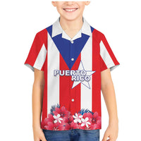 Personalized Puerto Rico Coat Of Arms Family Matching Mermaid Dress and Hawaiian Shirt - Wonder Print Shop