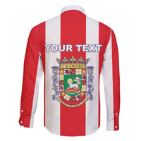 Personalized Puerto Rico Coat Of Arms Family Matching Off Shoulder Short Dress and Hawaiian Shirt - Wonder Print Shop