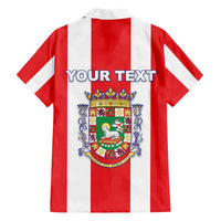 Personalized Puerto Rico Coat Of Arms Family Matching Puletasi and Hawaiian Shirt - Wonder Print Shop