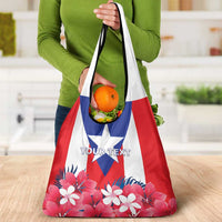 Personalized Puerto Rico Coat Of Arms Grocery Bag