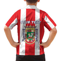 Personalized Puerto Rico Coat Of Arms Hawaiian Shirt - Wonder Print Shop