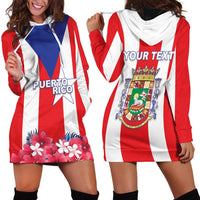 Personalized Puerto Rico Coat Of Arms Hoodie Dress - Wonder Print Shop