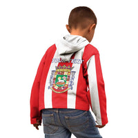 Personalized Puerto Rico Coat Of Arms Kid Hoodie - Wonder Print Shop