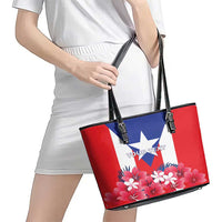 Personalized Puerto Rico Coat Of Arms Leather Tote Bag - Wonder Print Shop