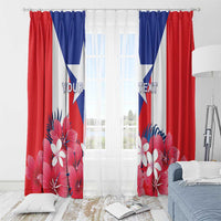 Personalized Puerto Rico Coat Of Arms Window Curtain - Wonder Print Shop