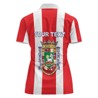 Personalized Puerto Rico Coat Of Arms Women Polo Shirt - Wonder Print Shop