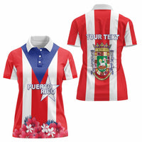 Personalized Puerto Rico Coat Of Arms Women Polo Shirt - Wonder Print Shop