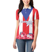 Personalized Puerto Rico Coat Of Arms Women Polo Shirt - Wonder Print Shop