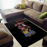 No Kings In America Since 1776 Area Rug Eagle Crushing Crown - Wonder Print Shop