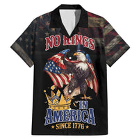 No Kings In America Since 1776 Family Matching Mermaid Dress and Hawaiian Shirt Eagle Crushing Crown - Wonder Print Shop