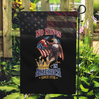 No Kings In America Since 1776 Garden Flag Eagle Crushing Crown - Wonder Print Shop
