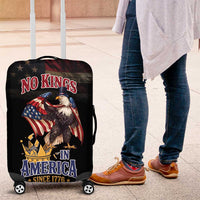No Kings In America Since 1776 Luggage Cover Eagle Crushing Crown - Wonder Print Shop