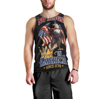 No Kings In America Since 1776 Men Tank Top Eagle Crushing Crown - Wonder Print Shop