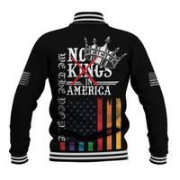 No Kings In America LGBT Baseball Jacket We the People Say No - Wonder Print Shop