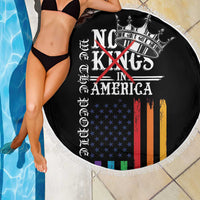 No Kings In America LGBT Beach Blanket We the People Say No - Wonder Print Shop