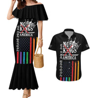 No Kings In America LGBT Couples Matching Mermaid Dress and Hawaiian Shirt We the People Say No - Wonder Print Shop