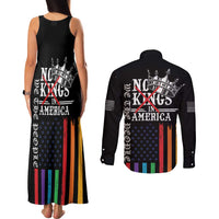 No Kings In America LGBT Couples Matching Tank Maxi Dress and Long Sleeve Button Shirt We the People Say No - Wonder Print Shop
