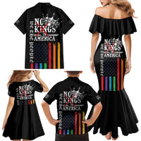 No Kings In America LGBT Family Matching Mermaid Dress and Hawaiian Shirt We the People Say No - Wonder Print Shop