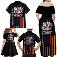 No Kings In America LGBT Family Matching Off Shoulder Maxi Dress and Hawaiian Shirt We the People Say No - Wonder Print Shop
