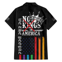 No Kings In America LGBT Family Matching Off Shoulder Short Dress and Hawaiian Shirt We the People Say No - Wonder Print Shop