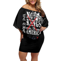 No Kings In America LGBT Family Matching Off Shoulder Short Dress and Hawaiian Shirt We the People Say No - Wonder Print Shop
