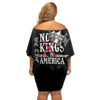 No Kings In America LGBT Family Matching Off Shoulder Short Dress and Hawaiian Shirt We the People Say No - Wonder Print Shop