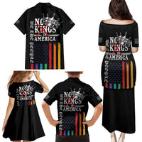 No Kings In America LGBT Family Matching Puletasi and Hawaiian Shirt We the People Say No - Wonder Print Shop