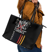 No Kings In America LGBT Leather Tote Bag We the People Say No - Wonder Print Shop