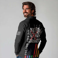 No Kings In America LGBT Long Sleeve Polo Shirt We the People Say No - Wonder Print Shop
