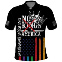 No Kings In America LGBT Polo Shirt We the People Say No - Wonder Print Shop
