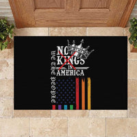 No Kings In America LGBT Rubber Doormat We the People Say No - Wonder Print Shop