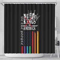 No Kings In America LGBT Shower Curtain We the People Say No - Wonder Print Shop
