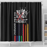 No Kings In America LGBT Shower Curtain We the People Say No - Wonder Print Shop