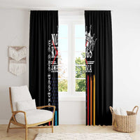 No Kings In America LGBT Window Curtain We the People Say No - Wonder Print Shop