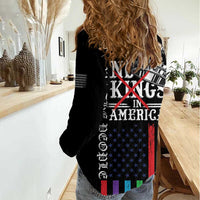 No Kings In America LGBT Women Casual Shirt We the People Say No - Wonder Print Shop