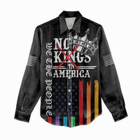 No Kings In America LGBT Women Casual Shirt We the People Say No - Wonder Print Shop