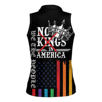 No Kings In America LGBT Women Sleeveless Polo Shirt We the People Say No - Wonder Print Shop