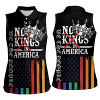 No Kings In America LGBT Women Sleeveless Polo Shirt We the People Say No - Wonder Print Shop