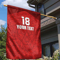 Custom Czech Republic Football Red Version Garden Flag Go Champion Sporty Style LT18